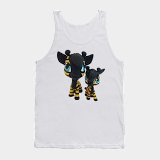 Giraffe Mom and Baby Tank Top